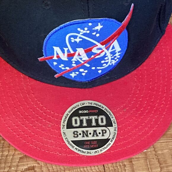 NASA Hat Embroidered Space X Logo Adult Saturn Rocket Moon Snapback Hat Cap - Picture 4 of 9